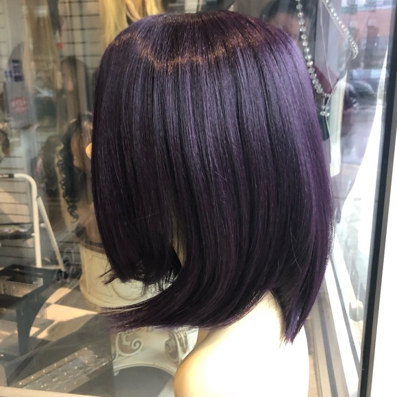 Purple plum bob wig brand new 2019 hairstyle wig - Picture 2 of 8